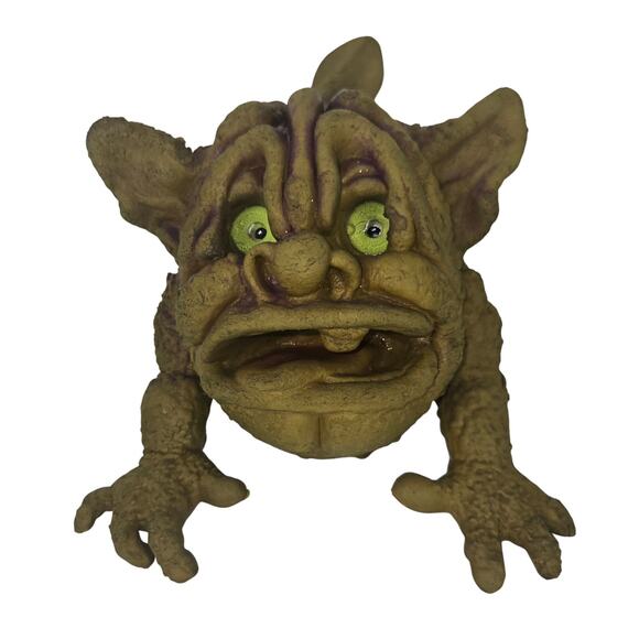 MATTEL 1997 VINTAGE BOGLINS SHLURP GREEN HAND PUPPET - GREAT FOR COLLECTORS - Picture 1 of 7